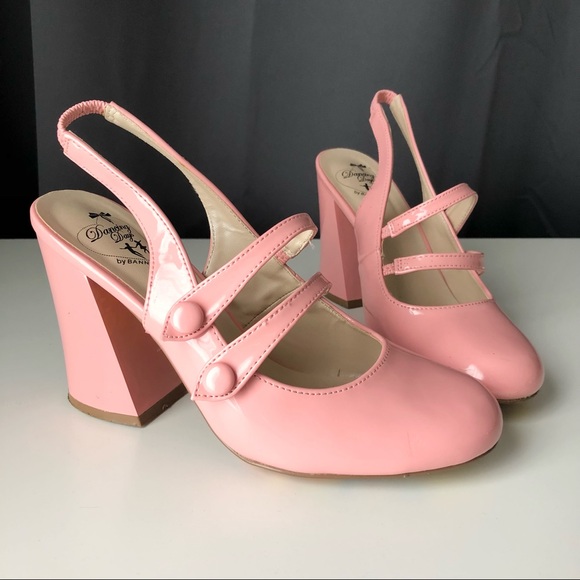 Modcloth Shoes - Modcloth candy pink mary janes heels